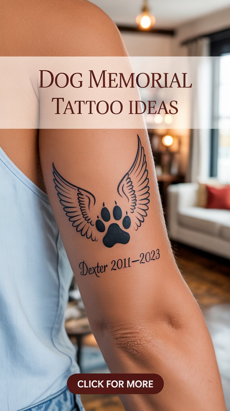 Cockapoo Memorial Tattoo