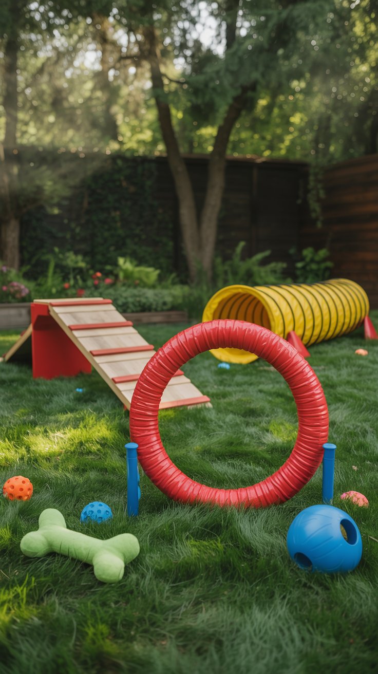 Backyard Dog Play Area