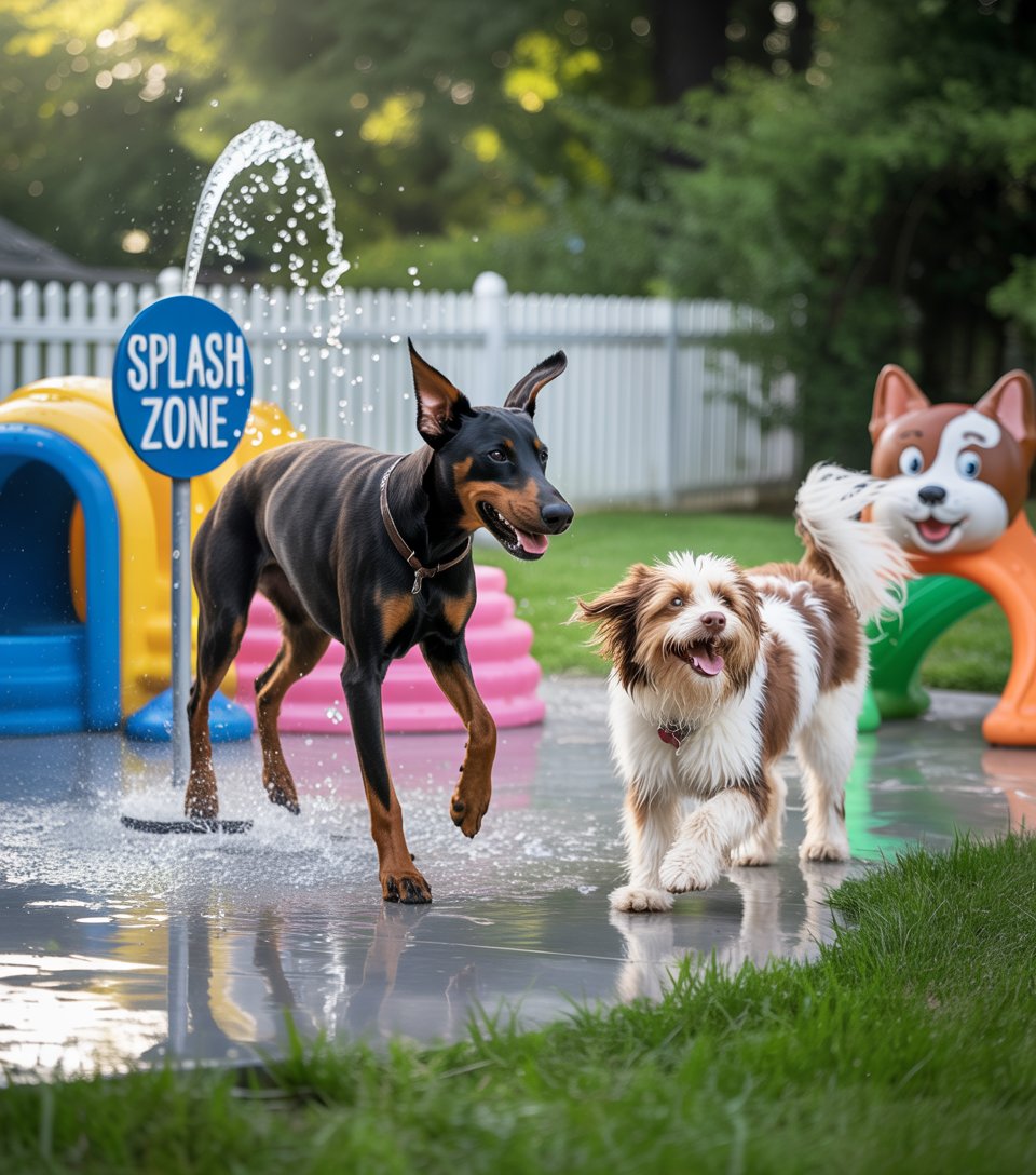 Outdoor Dog Play Area