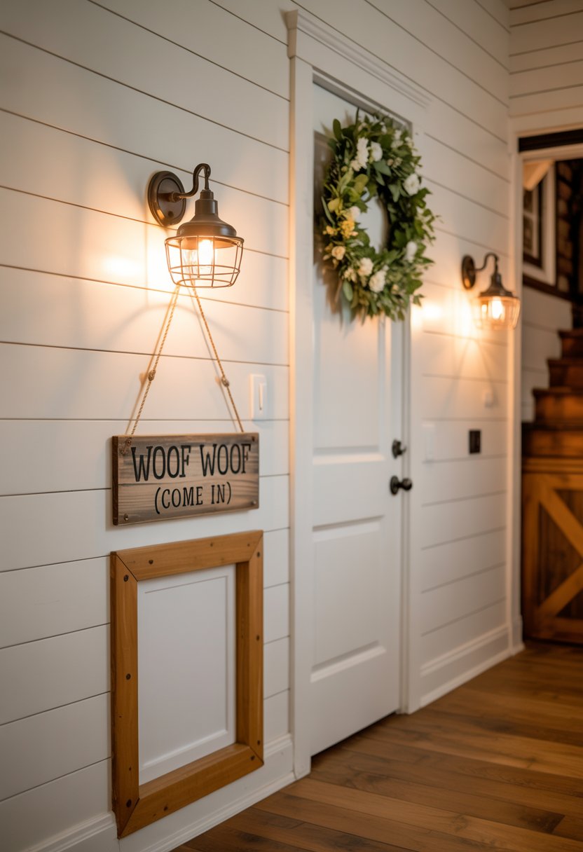 Dog room entryway decor