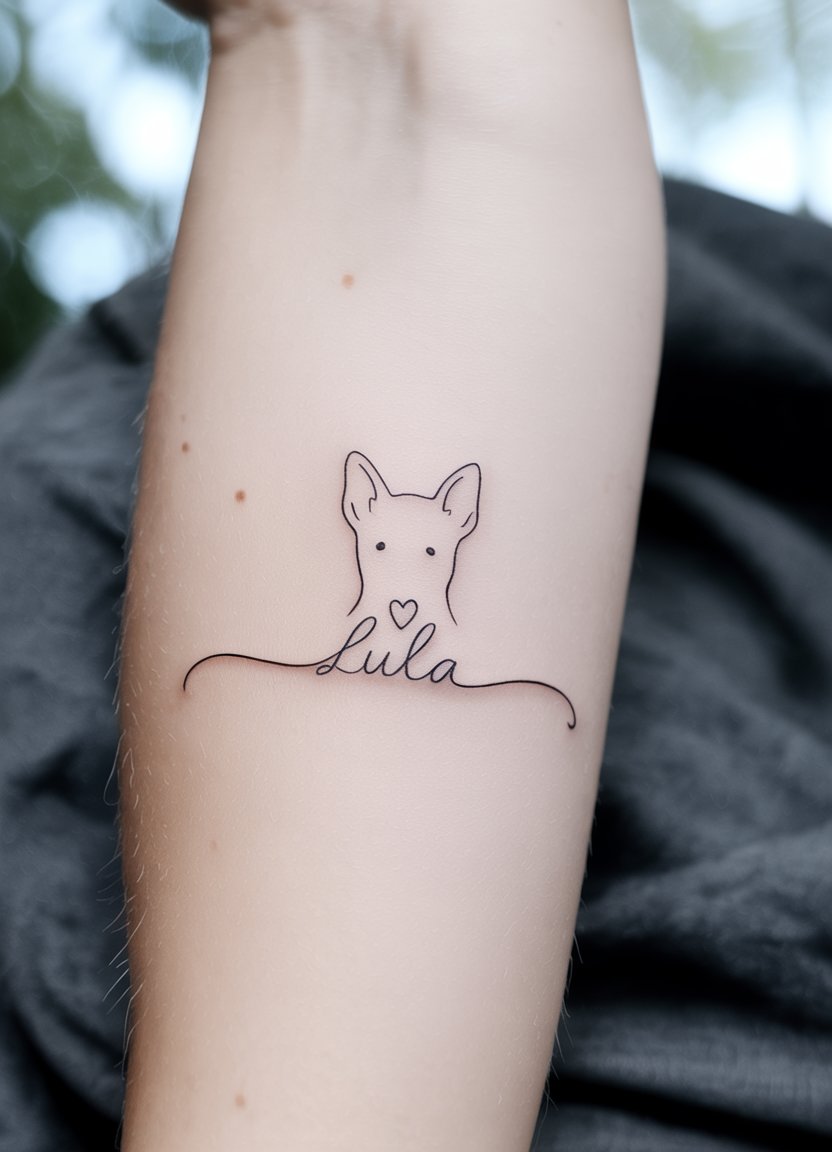 Cockapoo Tattoo Design