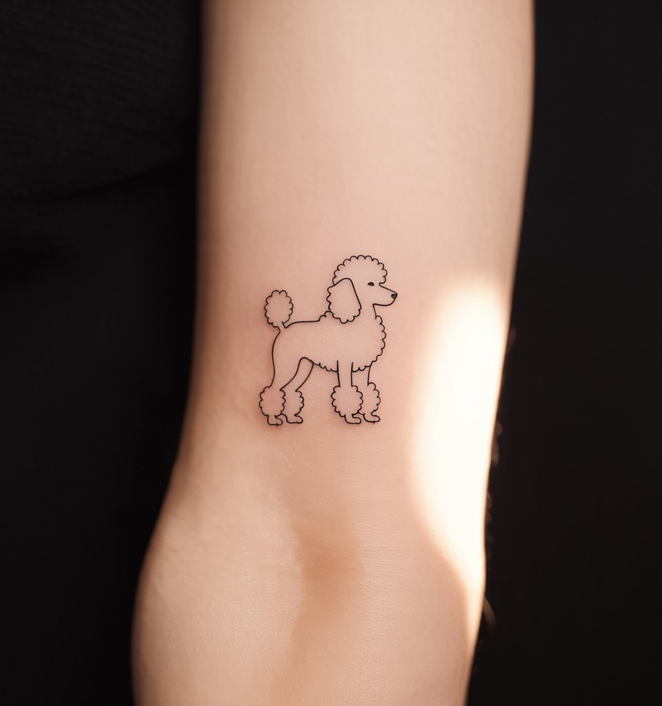 Cockapoo Tattoo Design