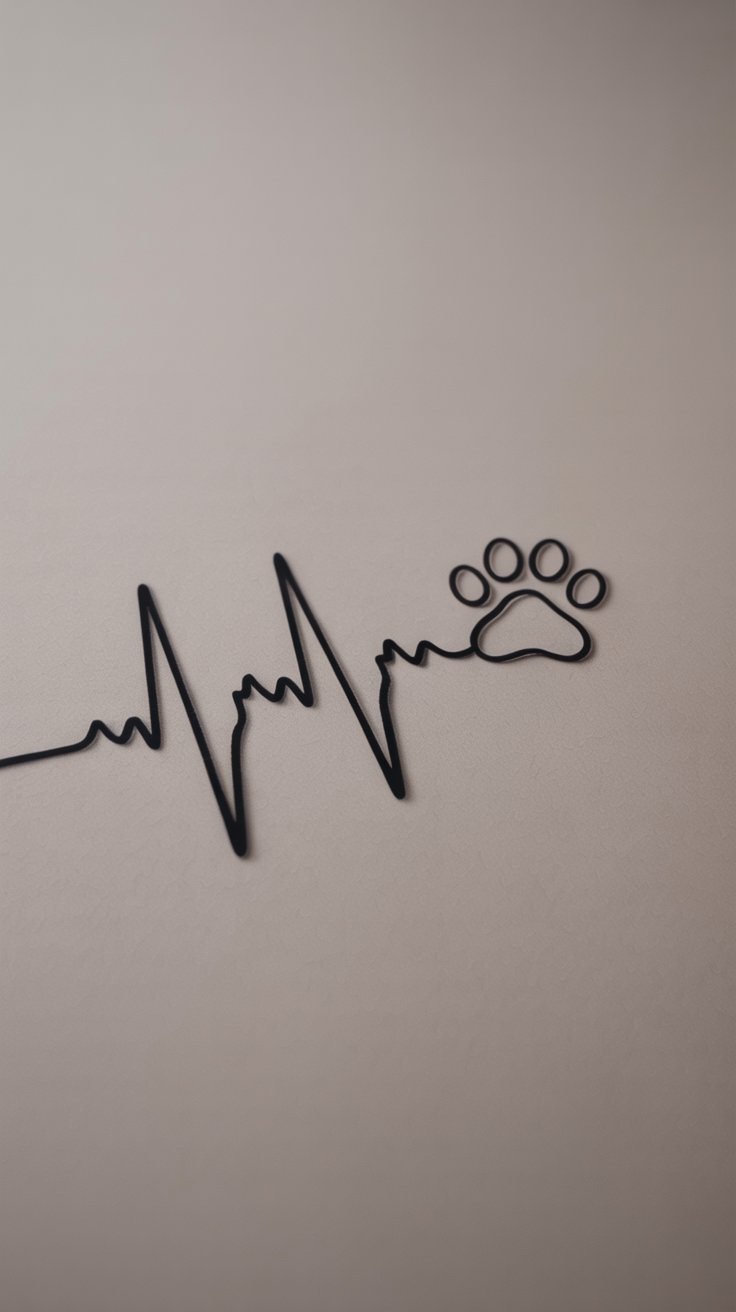 Minimalist Dog Tattoo Ideas