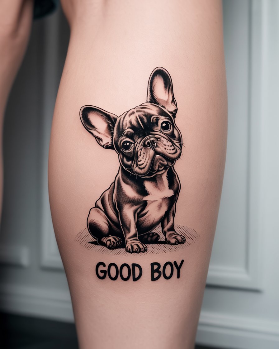 French Bulldog Tattoo