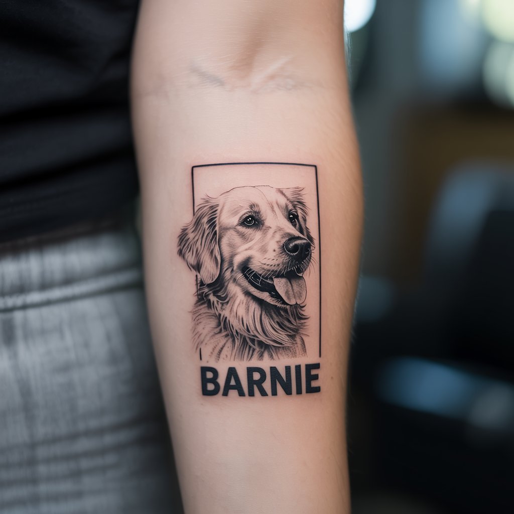 Dog Tattoo Idea
