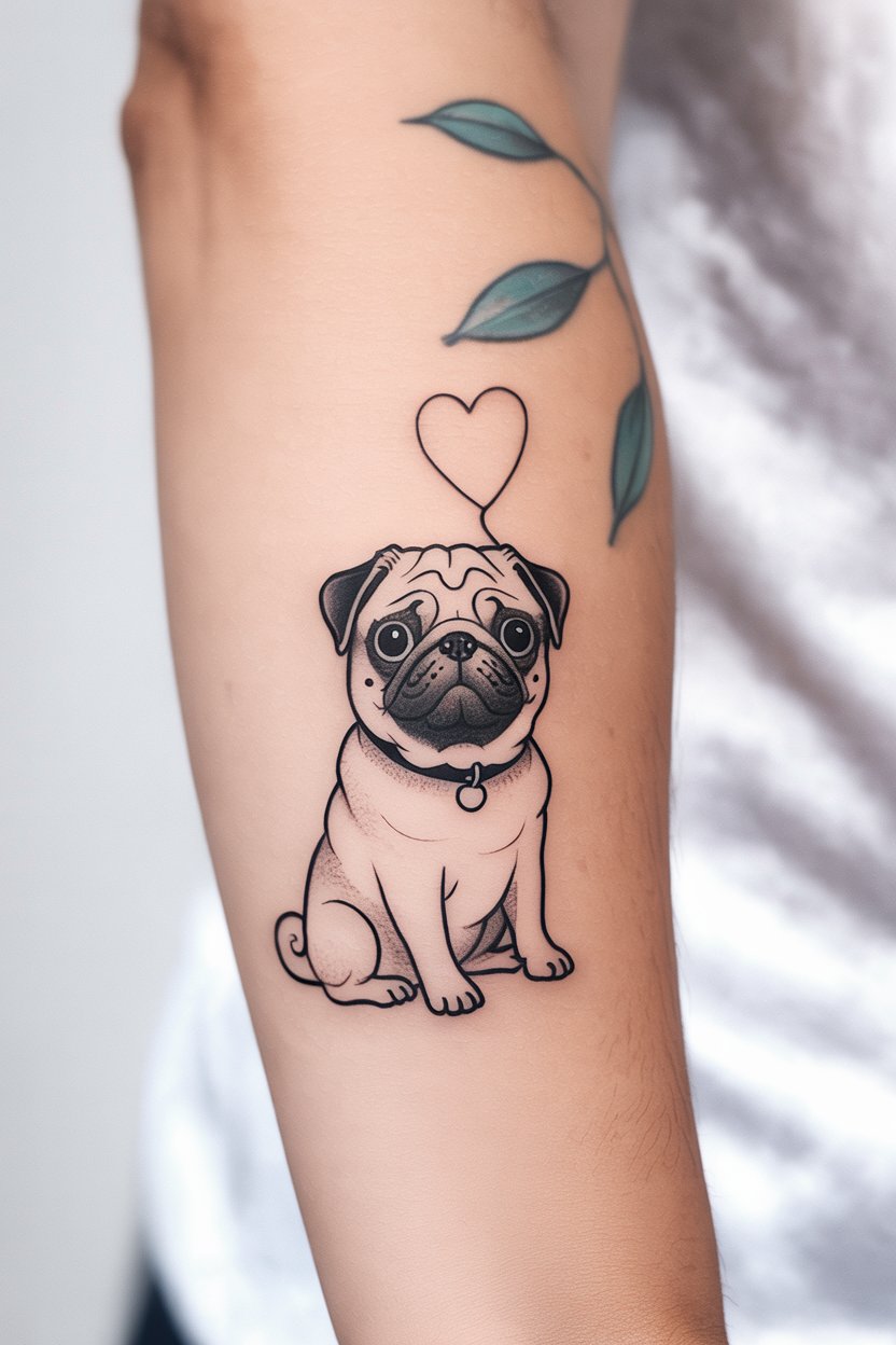 Pug Tattoo Inspiration
