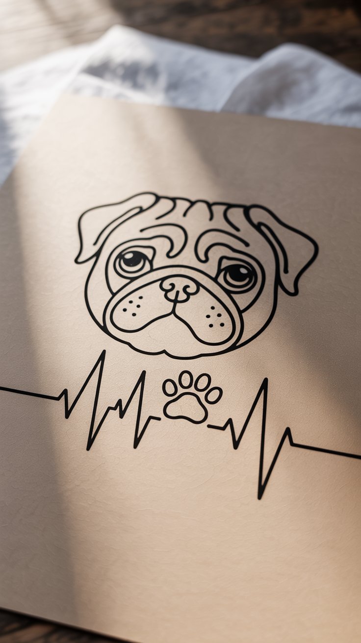 Cockapoo Tattoo Design